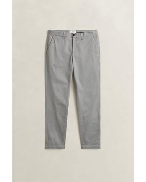 GANT Slim Fit Smart Chinos - Grey