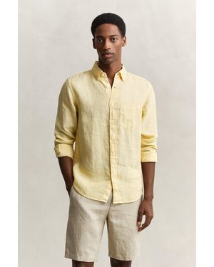 GANT Linen Shirt - Natural