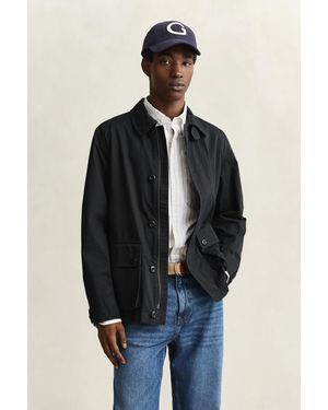 GANT Cotton Decker Jacket - Blue