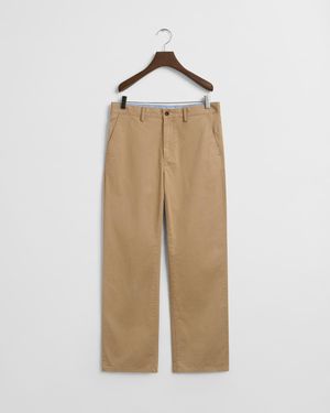 GANT Teens Teen Boys Relaxed Fit Chinos - Natural