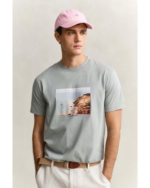 GANT Shield Sunfaded Cap - Grey