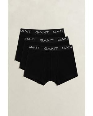 GANT Teens Teen Boys 3-Pack Boxer Briefs - Black