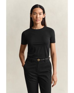 GANT Cotton T-Shirt - Black