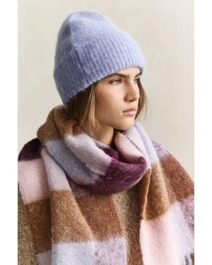 GANT Alpaca Wool Blend Beanie - Purple