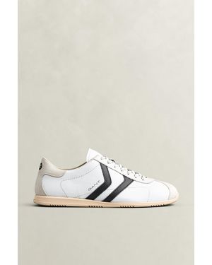 GANT Spearclub Leather Trainers - Metallic
