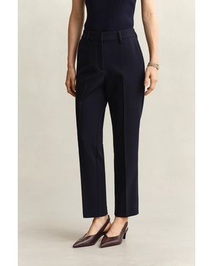 GANT Slim Fit Fluid Slacks - Blue