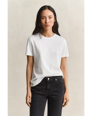 GANT Pima Cotton T-Shirt - White