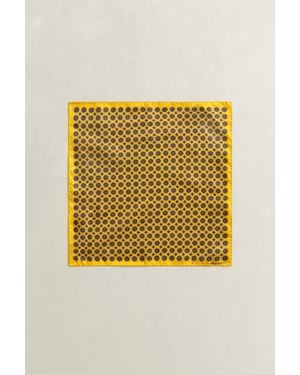 GANT Foulard Print Pocket Square - Yellow