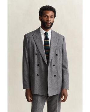 GANT Cashmere Suit Jacket - Grey