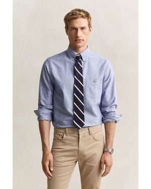 GANT Classic Regular Oxford Shirt University - Blue