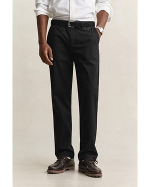 GANT Regular Smart Chinos - Black