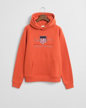 GANT Teens Teens Archive Shield Hoodie - Orange