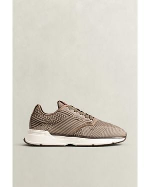 GANT Beeker Mesh Knit Trainers Desert - Natural