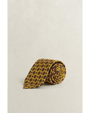 GANT Foulard Print Tie - Natural