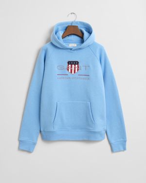 GANT Teens Teens Archive Shield Hoodie - Blue