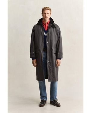 GANT Waxed Barn Coat - Blue