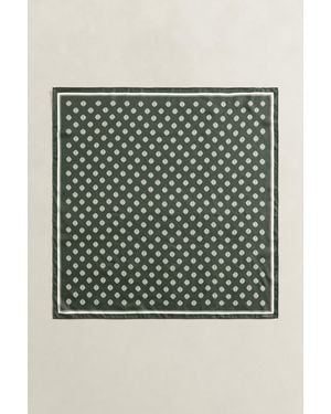 GANT Monogram Silk Scarf - Black