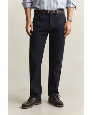 GANT Regular Fit Twill Jeans Evening - Blue