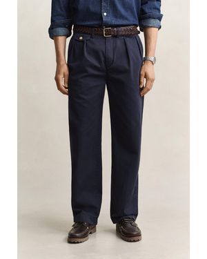GANT Cotton Twill Chinos Evening - Blue