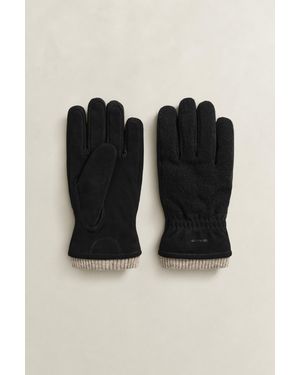 GANT Nubuck Gloves - Black