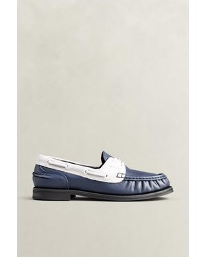 GANT Gracelyn Leather Loafers Evening - Blue