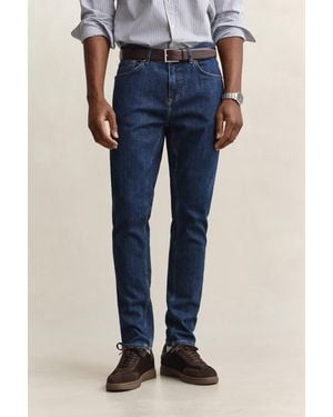 GANT Slim Clean Wash Jeans Mid - Blue