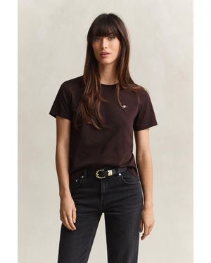 GANT Shield T-Shirt Deep - Black