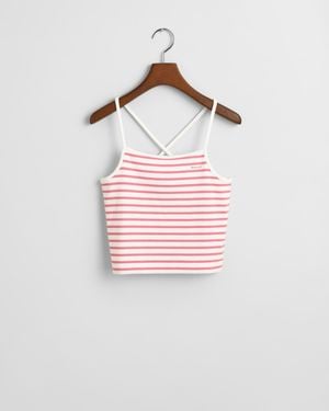 GANT Teens Teen Girls Striped Tank Top - Pink