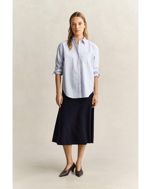 GANT Superfine Lambswool Skirt - Blue