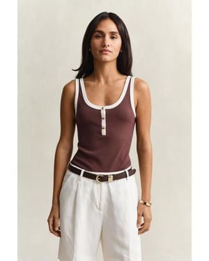 GANT Ribbed Tank Top - Multicolour