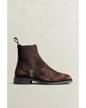 GANT Fayy Suede Boots Weathered - Brown
