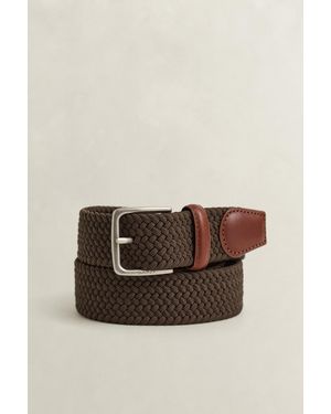GANT Braided Elastic Belt - Natural