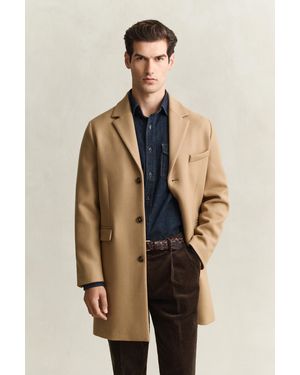 GANT Wool Coat Light Taupe - Natural