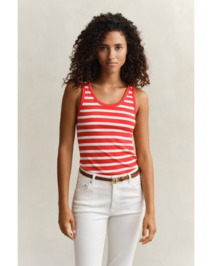 GANT Striped Tank Top - Red