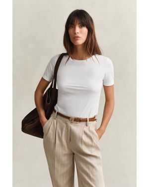 GANT Cotton T-Shirt - White