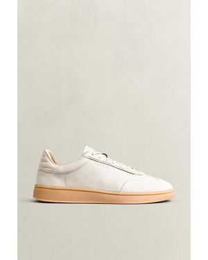 GANT Cuzmo Suede Trainers - Natural