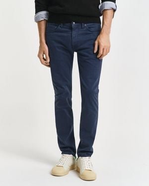 GANT Slim Fit Desert Jeans Marine - Blue