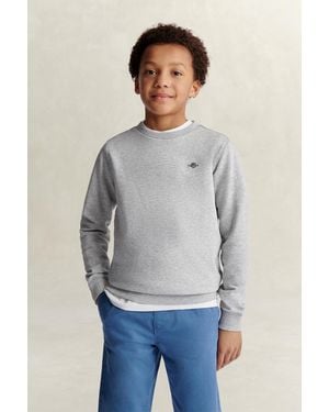 GANT Teens Shield Sweatshirt Melange - Grey