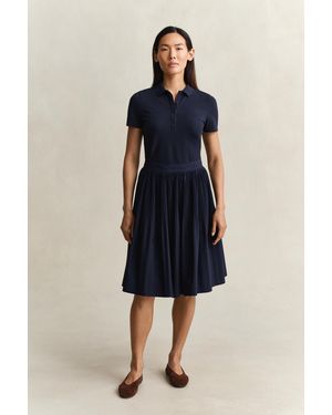 GANT Pleated Skirt Evening - Blue