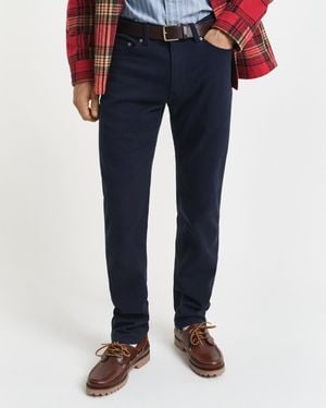 GANT Regular Fit Soft Twill Jeans Evening - Blue