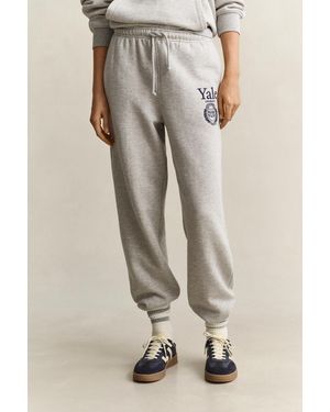 GANT X Yale Graphic Joggers Melange - Grey