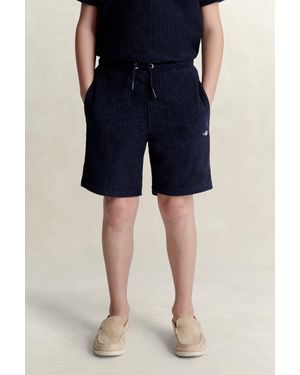 GANT Teens Teen Boys Terry Cloth Shorts Evening - Blue