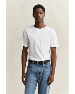 GANT Regular Shield T-Shirt - White