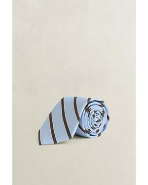 GANT Striped Tie - Blue