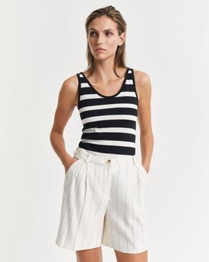 GANT Striped Tank Top - White