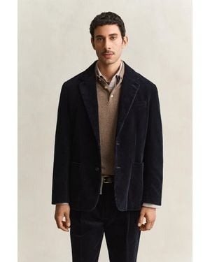 GANT Corduroy Suit Jacket Evening - Black