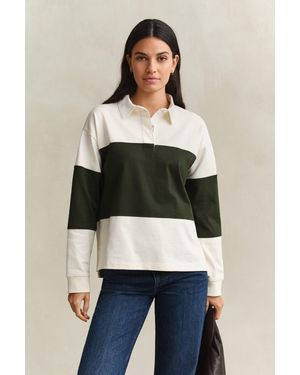 GANT Colour Block Heavy Rugger - Natural
