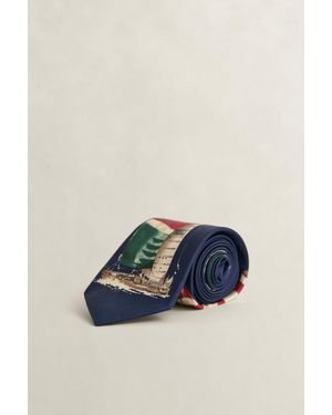 GANT Sailing Boat Tie Marine - Blue
