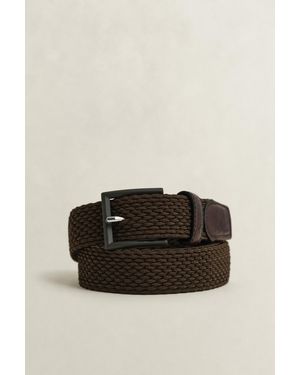 GANT Braided Tonal Belt - Black