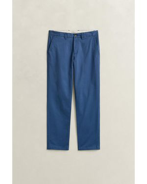 GANT Regular Fit Classic Chinos - Blue
